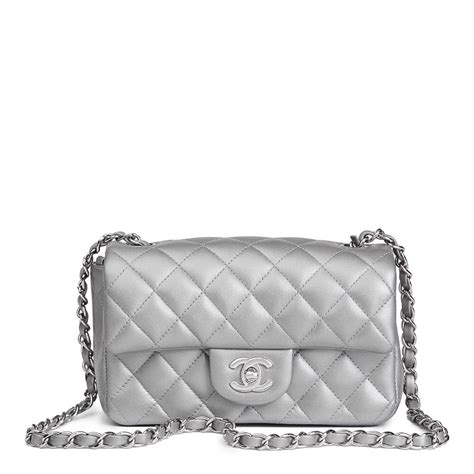 ootd chanel small flap|Small flap bag, Tweed, lambskin & silver.